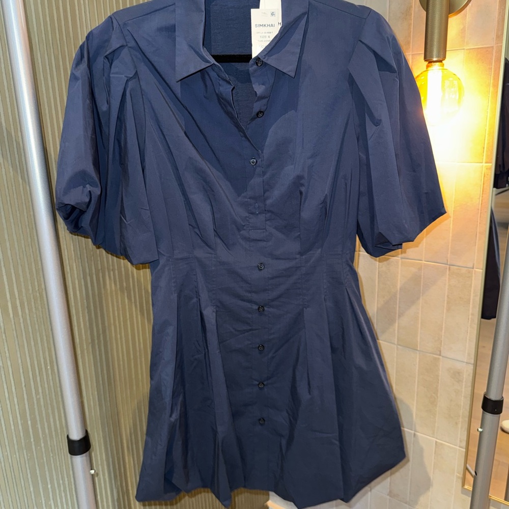 Simkhai Navy Blue Dress